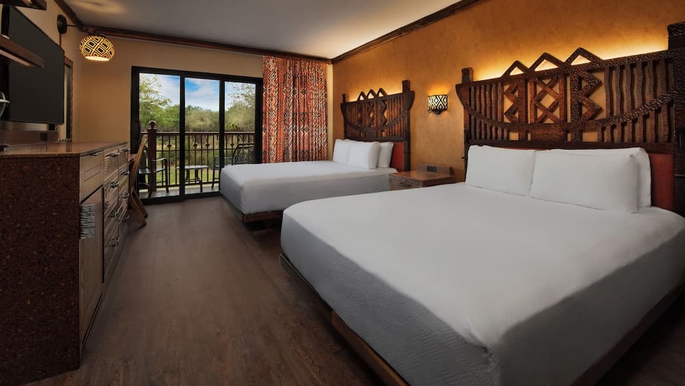Water View. Florida special accessible room with option for hearing accessibility. 2 queen beds.