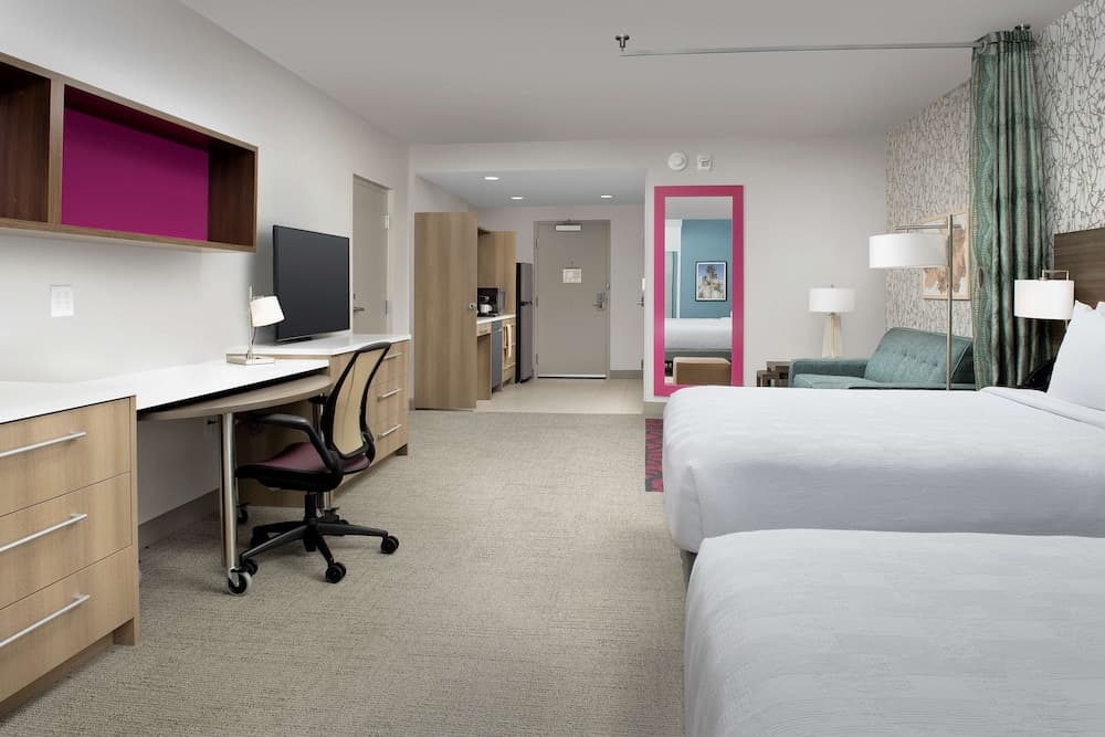 Studio, 2 Queen Beds, Accessible, Non Smoking (Roll-In Shower)